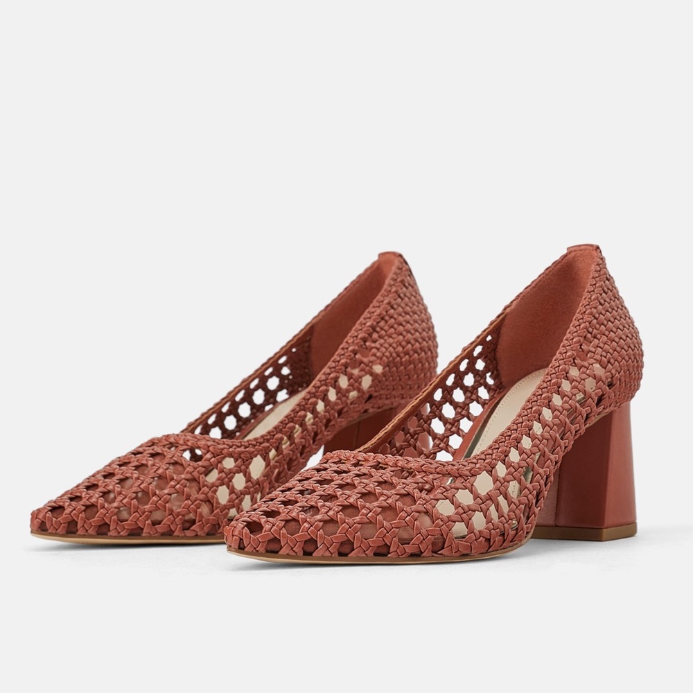 Zara Terracotta Heels
